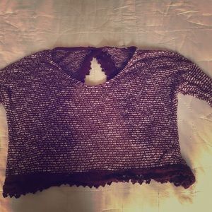 Crochet crop top